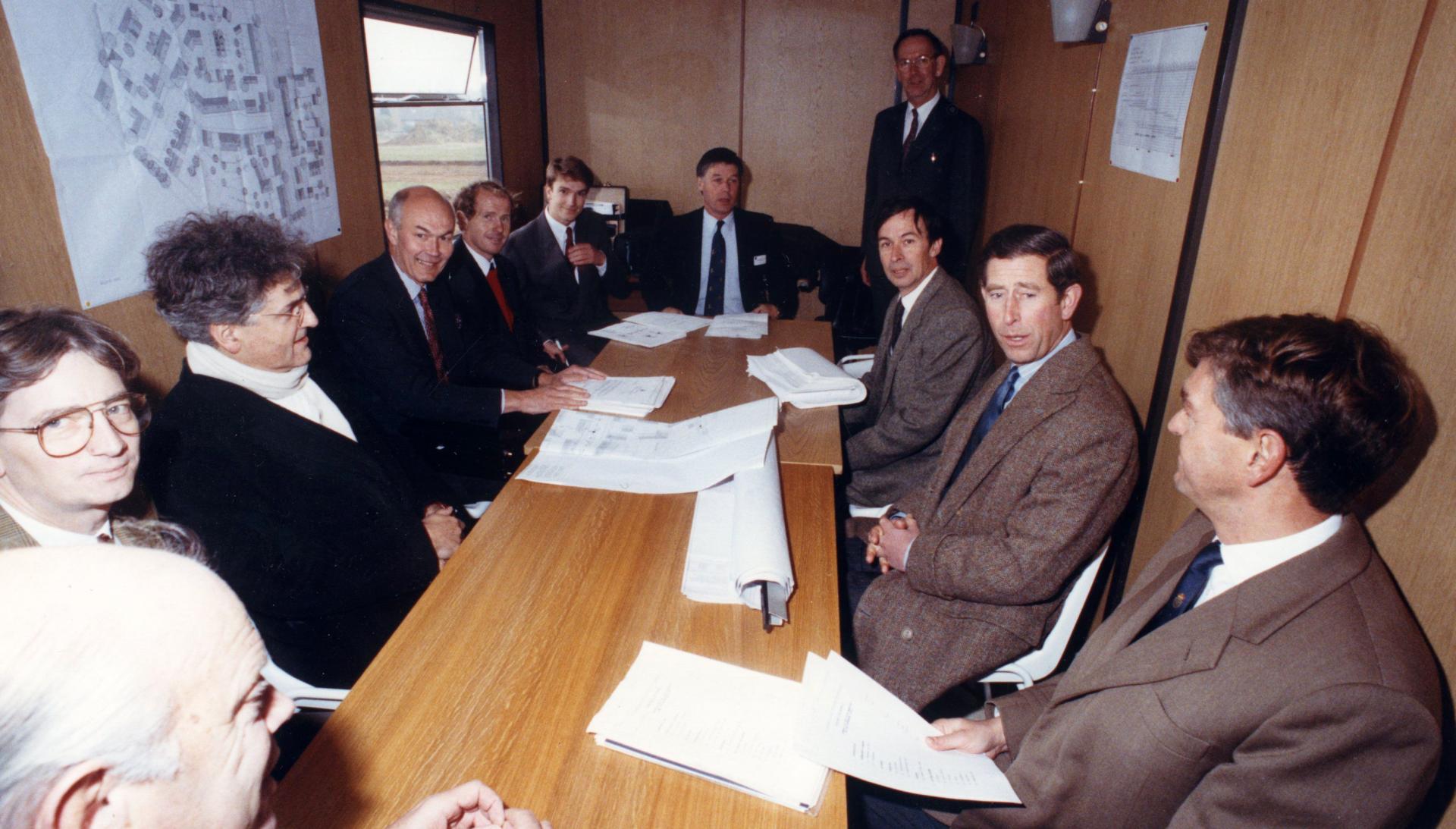 Original Poundbury Planning meeting