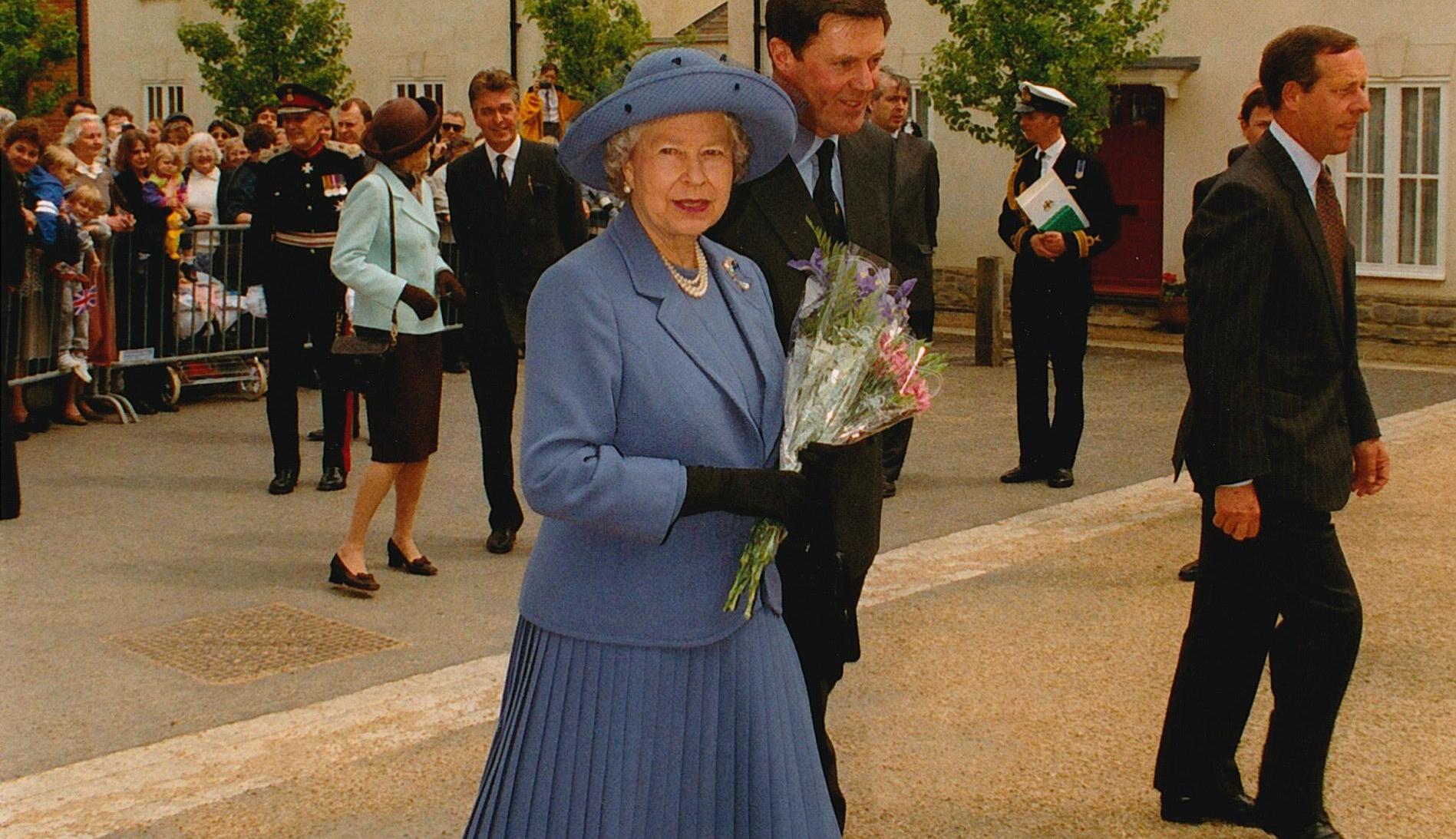 TRH The Queen in Poundbury on 8 May 1998