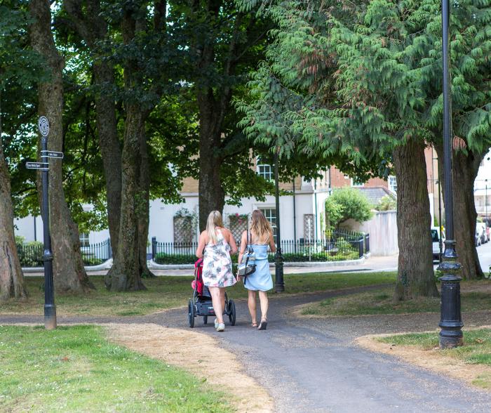 Walking in Poundbury