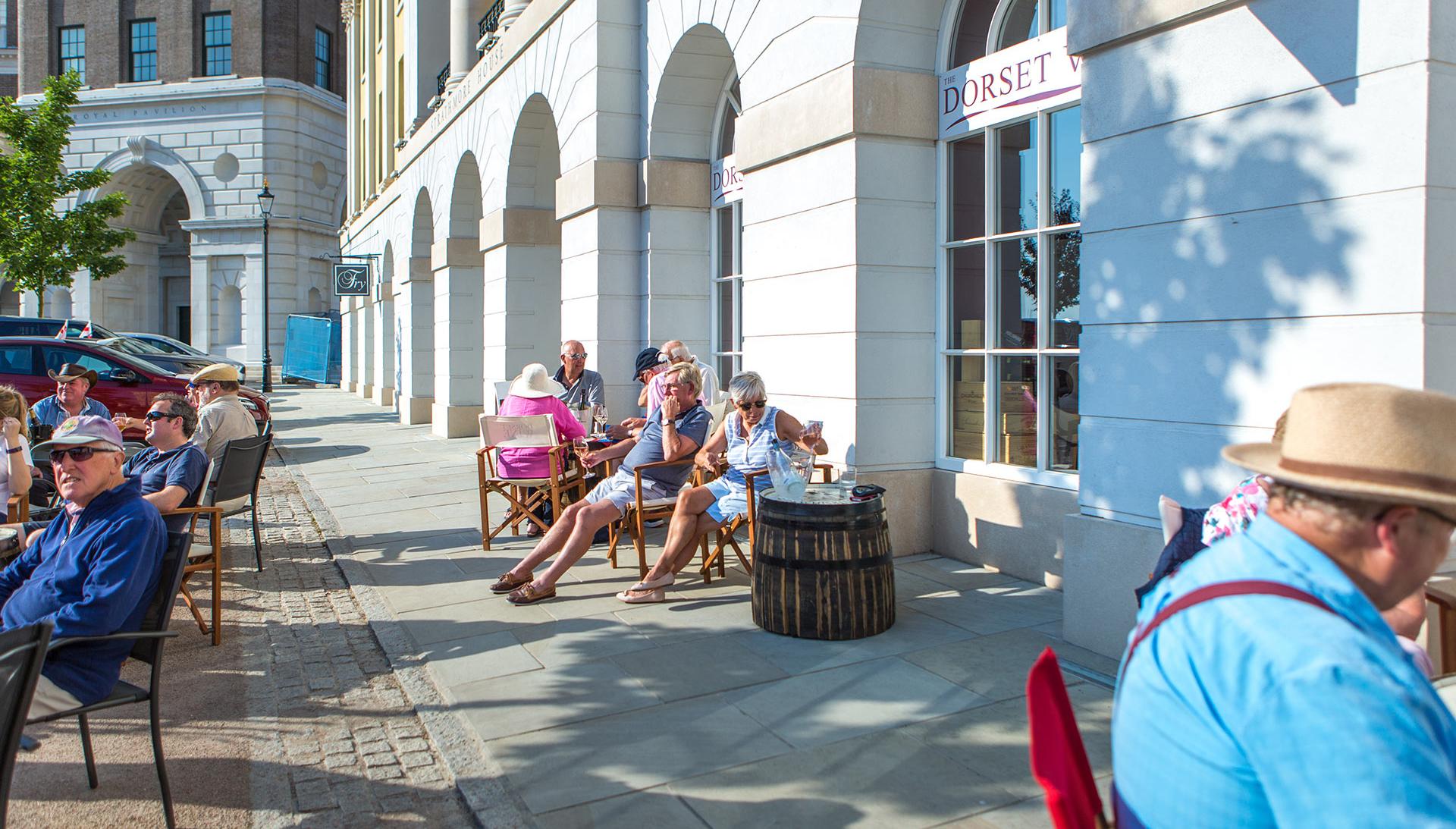 The Dorset Wine Comany at Queen Mother Square, Poundbury