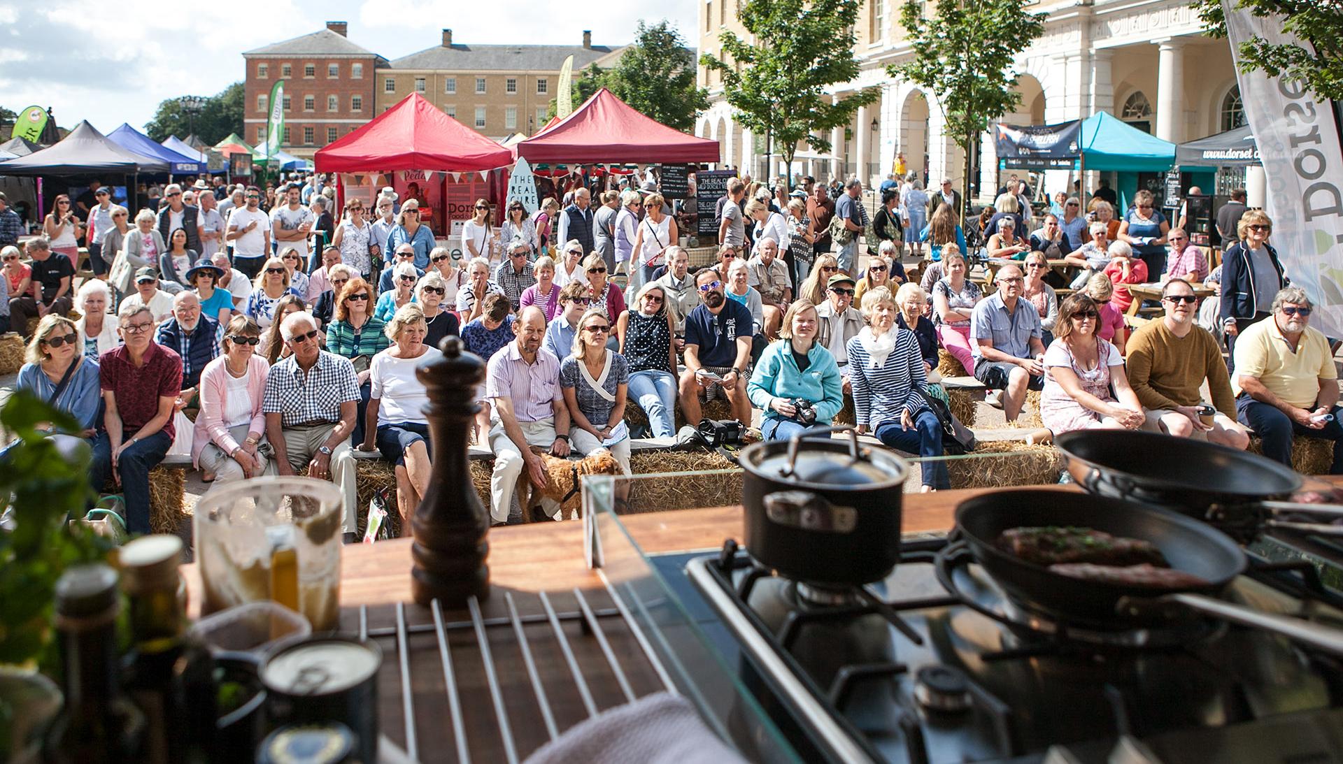 Dorset Food & Arts Festival in Queen Mother Square
