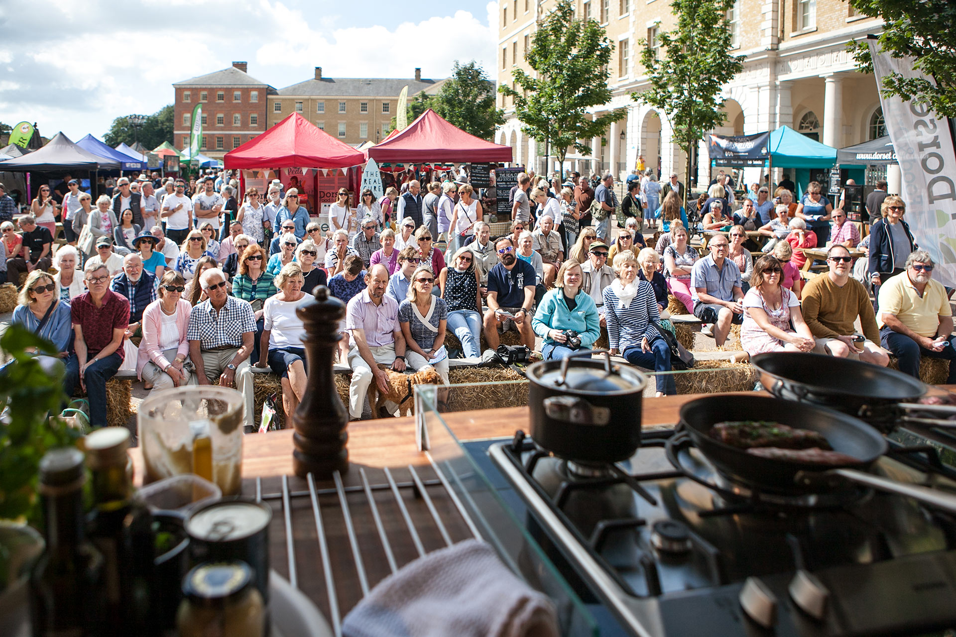 The Dorset Food Festival is an annual food festival in Queen Mother Square each August